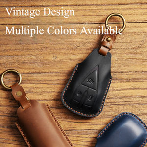 For Changan CS35 Plus CS55 PLUS CS75 PLUS Eado UNI-<b>T</b> UNI K Oushang X5 X7 EV Leather Car <b>Key</b> Case Cover Shell Fob - Product Image 4
