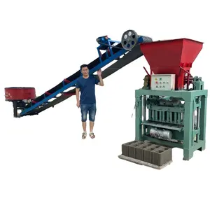 BR4-40 Semi-automatic Brick Making Machine Production Line Cement Hollow Brick Manufacturer For Sale In Nigeria