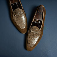 Nouvelles Chaussures Oxford Homme Grande Taille en Cuir Véritable Respirant, Antidérapantes, Formelles pour Bureau et Tenues Habillées
