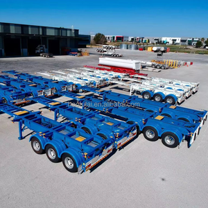 Semi-remorque squelette durable et populaire en Afrique avec une structure à haute stabilité pour le <span class=keywords><strong>transport</strong></span> de conteneurs à l'étranger - Product Image 2