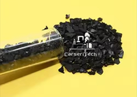 Catalyseur à base de charbon en bois noir de haute qualité Charbon actif au palladium Coque de noix de coco Charbon actif pour produits chimiques en papier