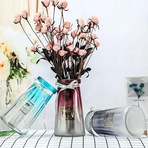 Style moderne créatif coloré vase <span class=keywords><strong>en</strong></span> <span class=keywords><strong>verre</strong></span> bouteilles <span class=keywords><strong>pour</strong></span> mariage - Product Image 2