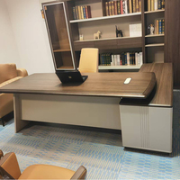 Table de PDG de luxe pour meubles commerciaux directeur de bureau directeur ordinateur bureau moderne