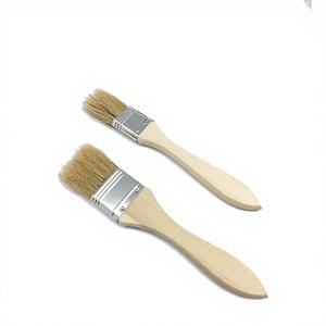 Cepillo de repostería IMS Simple Wood BBQ con cerdas de pelo de jabalí, mango de madera polar de China, ecológico, color natural, uso comercial - Product Image 1