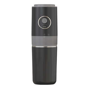 Mini moulin à café électrique portable d'extérieur entièrement automatique en acier inoxydable, capacité 3-5 tasses, pour préparation de café en voiture, isolé - Product Image 2