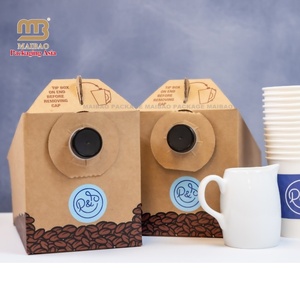 Venta al por mayor de café, vino tinto, bebida, dispensador de jugo, caja de papel, almacenamiento de café caliente, bolsa de aluminio en caja Kraft con válvula - Product Image 5