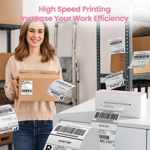 <span class=keywords><strong>Imprimante</strong></span> d'étiquettes thermiques Phomemo, 241BT 4X6 <span class=keywords><strong>Imprimante</strong></span> d'étiquettes d'expédition sans fil pour les petites entreprises - Product Image 6