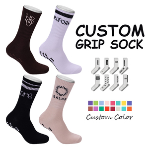 महिलाओं के पेशेवर योग ने लुभावनी इनडोर खेल योग सॉक एंटी-स्लिप ग्रिप पिलेट्स मोजे कस्टम लोगो - Product Image 1