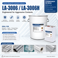 Adhésif de laminage pour film d'emballage alimentaire sec et surgelé, colle pour emballage alimentaire, fabricant OEM, approvisionnement en gros