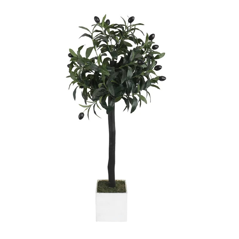 new design wholesale faked faux olive tree plant for home office shopping mall store decoration artificial olive tree