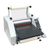 450 Machine à plastifier automatique à froid et à chaud avec grand rouleau en acier pour A2/A3/A4/A5/A6 Logo personnalisé boîte en bois emballage450mm
