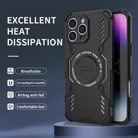 Étui de téléphone à attraction magnétique pour OnePlus 13R 13T Nord 4 5 pour OnePlus Ace 5 Pro CE 5 Dissipation thermique Charge sans fil