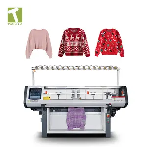 Maglione completamente automatico della macchina per maglieria che fa la macchina per maglieria piana computerizzata