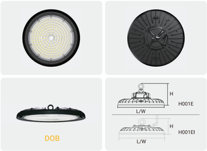 Lámpara Industrial LED UFO de Alta Potencia para Almacenes y Talleres, 100W, 150W, 200W - Product Image 6