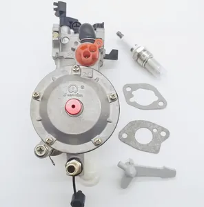 Free Sample China Manufacture LPG Dual Fuel Carburetor For 168F Gasoline Generator Dual Carburetor 8.5kw