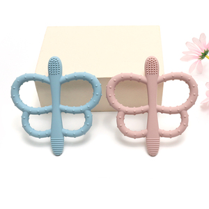 Massaggiagengive in Silicone per Neonati 0-12 Mesi Senza BPA Personalizzato Giocattolo da Masticare Stile Animale Carino Anello Sensoriale per Dentizione Regalo - Product Image 1