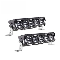 Nouvelle barre lumineuse LED pour moto en aluminium super lumineuse 20000LM 24V 120W IP68 étanche avec 5 lentilles SMD, garantie de 2 ans pour toutes les voitures