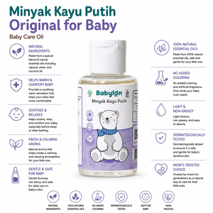 Babylon Herbal Eucalyptus Comfort Oil with <b>Warm</b> Relaxing Body Formula for Daily Family Wellness Care 70ml - Product Image 2