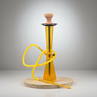 Chicha portable noire à taille fine en acrylique, vendue directement par l'usine, ensemble complet et économique