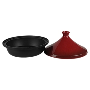 <span class=keywords><strong>Tajine</strong></span> <span class=keywords><strong>en</strong></span> <span class=keywords><strong>fonte</strong></span> émaillée avec couvercle conique fermé <span class=keywords><strong>en</strong></span> <span class=keywords><strong>fonte</strong></span> émaillée - Product Image 4