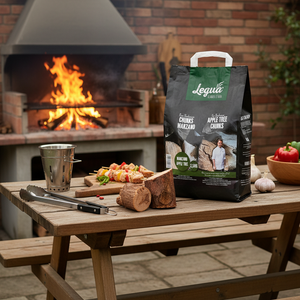 Morceaux de bois naturel <span class=keywords><strong>espagnol</strong></span> de marque Legua Prix compétitif Qualité supérieure exportation écologique pour barbecue - Product Image 3