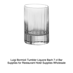 Verre à liqueur Bach 7 cl H 6,6 cm Ø 4,8 cm Luigi Bormioli - Product Image 2