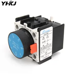 Air Delay Head LA2-D22 Delay Contact Silver Point Contactor Time Delay Block Auxiliary Contact Module