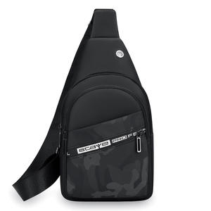 男士跨界时尚牛津休闲肩斜跨腰包拉链封口u盘功能新款背包时尚批发 - Product Image 5