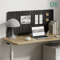 Cloison de bureau acoustique en PET de classe A ASTM E84, à rainures en V, absorption acoustique en polyester, écran de bureau acoustique