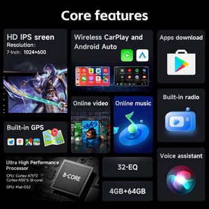 Đài phát thanh xe Android 12 đa phương tiện Android đài phát thanh xe Car DVD Player Navigation GPS cho Mazda cx7 2007 - Product Image 2