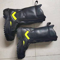 Bottes de sécurité industrielles personnalisées avec logo, imperméables, antidérapantes, résistantes à l'huile, ignifuges, tactiques, vente en gros OEM