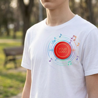 Badge en métal personnalisé fait main, motif dessin animé et nautique, avec enregistreur musical, idéal pour les cadeaux promotionnels d'entreprise - Vente chaude