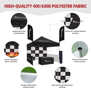 Tùy chỉnh 10x10 pop-up quảng cáo Lều <span class=keywords><strong>Booth</strong></span> quảng cáo tùy chỉnh in thị trường thương mại thương mại hiển thị lều với Windows - Product Image 3