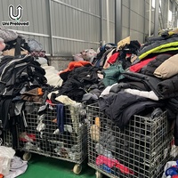 Vêtements d'occasion en gros F1, vêtements de marque mixtes, vestes, pantalons, sweat-shirts, t-shirts, shorts, commande en gros d'occasion