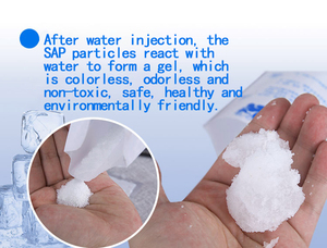 Baolun phun nước tái sử dụng Túi lạnh tấm khô Băng gel gói cho vận chuyển giao hàng thực phẩm tươi - Product Image 5