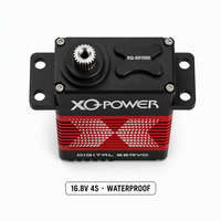 XQ-POWER XQ-S9130D Servomoteur Brushless 130kg Haute Tension 16.8V IP66 Engrenage en Acier Inoxydable Boîtier Métallique Étanche en Aluminium CNC