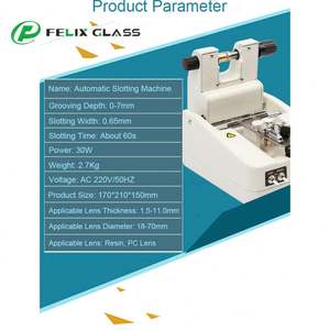 Máquina Ranuradora de Lentes Ópticas Automática CP-3CG con Funciones de Ranurado y Fresado para Lentes de Resina/PC 110/220V con Certificación CE - Product Image 6