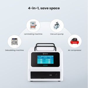 Machine de débullage par laminage Refox FM45 pour <span class=keywords><strong>écran</strong></span>s plats et incurvés jusqu'à 12,9'' avec compresseur d'air intégré et pompe à vide pour la réparation d'<span class=keywords><strong>écran</strong></span>s - Product Image 3