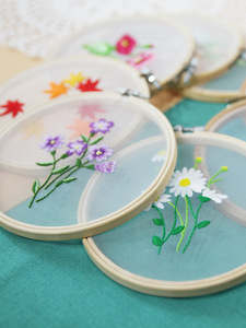 Pacchetto di materiale in tessuto fatto a mano per fiori e piante principiante per realizzare <span class=keywords><strong>punto</strong></span> <span class=keywords><strong>croce</strong></span>, Kit di ricamo 3D fai da te - Product Image 5