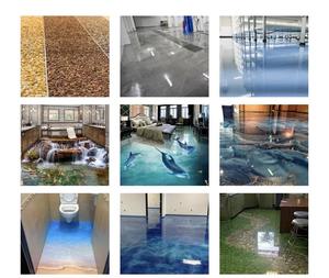 Adesivo de Resina Transparente de Alta Dureza para Pisos Artísticos, Luxo Leve, Resistente ao Desgaste e ao Amarelamento, para Colagem de Pisos - Product Image 4