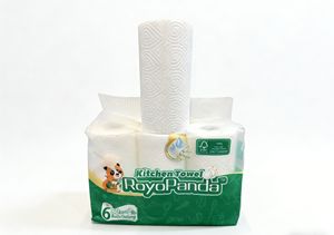Großhandel Einweg Umweltfreundliches 2/3-lagiges Haushalts-Küchenpapier aus Natürlicher Bambusfaser Lebensmittelechtes Öl- und Wasserbeständiges Rollenpapier - Product Image 4