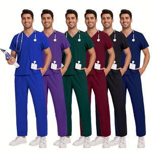 Uniforme Médico Transpirable Unisex para Doctores y Enfermeras, Conjunto Deportivo de Tela de Poliéster/Rayón, Gran Venta - Product Image 6