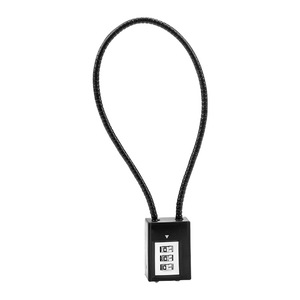 กุญแจล็อคแบบสายเหล็กผสมรหัส 3 หลัก ยี่ห้อ Zhan Hanlai Weishi สำหรับตู้ กระเป๋าเป้ หมวกกันน็อค จักรยาน ล็อคเพื่อความปลอดภัย - Product Image 2