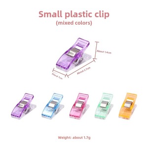 Colorful Plastic Garment Clips <b>Set</b> With Magnetic Closure For <b>Sewing</b> And Crafting - Product Image 5