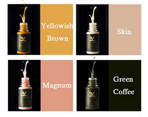 <span class=keywords><strong>Tinta</strong></span> de tatuaje de cejas <span class=keywords><strong>fluorescente</strong></span> orgánica de 24 colores, pigmento PMU Microblading para venta al por mayor, certificado CE Natural OEM, 10ml, 15g - Product Image 4