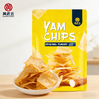 Snacks Crujientes y Salados de Verduras, Rebanadas Finas de Ñame Original para Adultos, Pedidos al por Mayor en Bolsa
