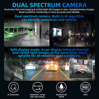 Cámara Termográfica de Grado Industrial AlwayCare, Impermeable IP69K, Doble Espectro, para Sistema de Monitoreo de Seguridad Vehicular