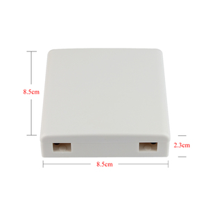 Scatola Terminale a Muro per Fibra Ottica FTTH a 2 Porte, Mini, da Interno, Bianca/Beige, con Adattatore SC/SX/LC/DX, in Materiale ABS - Product Image 6