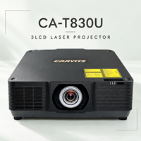Projecteur d'installation professionnel CAAVITS 8300 lumens WUXGA 1920x1200 3LCD laser pour l'éducation, les salles de conférence, projecteur Beamer