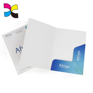 <strong>Custom</strong> A4 A5 Offset Paper <strong>Document</strong> Presentation <strong>Folder</strong> With Two Pocket Fast Delivery For Advertising Promotion - Product Image 2